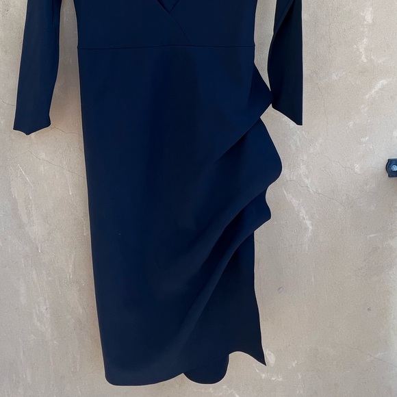 Chiara Boni La Petite Robe Cassandre Wrap-Effect Boatneck Dress - Picture 9 of 15